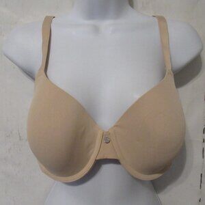 New HSIA Bra 36C Beige Tan Back Closure Underwire